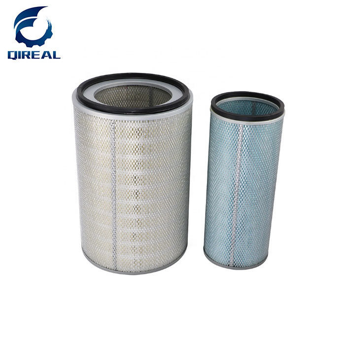 Excavator spare parts air filter element 6127-81-7032 6127-81-7033