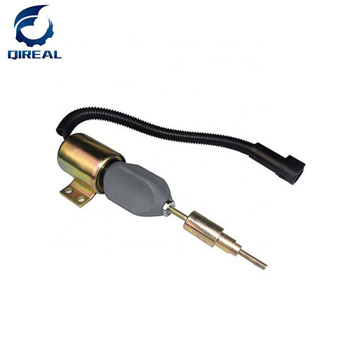 3354943 Excavator Electrical Parts  Engine Fuel Shutoff Valve 12Volt